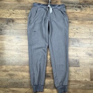Figs Scrubs Pants Womens Small Zamora 2.0 Jogger Graphite Gray Bottom W18SW2005
